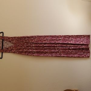 Anthropologie The Addison Story pink graphic dress large